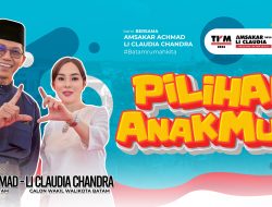 Survei Poltracking Pilwako Batam, Amsakar-Li Claudia Memimpin dengan 64,8 Persen