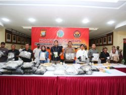 Polda Kepri Musnahkan BB Sabu 997,86 Gram, Ganja Kering 2,668,83 Gram dan Bunga Ganja 32,599,5 Gram