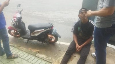 Pelaku Curanmor di Parkiran Kez’s Bakery Batam Diringkus Unit Reskrim Polsek Batam Kota