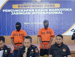 Bea Cukai Batam Gagalkan Penyelundupan 685 Gram Sabu dan 78 Butir Happy Five Jaringan Internasional