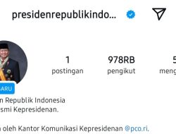 Presiden Prabowo Punya Akun Instagram Baru