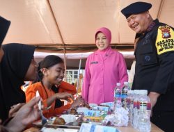 Peringati HUT ke – 79 Korps Brimob Polri, Sat Brimob Polda Kepri Gelar Bakti Sosial di SDN 18 Galang