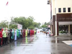 Hadapi Musim Penghujan, Polresta Barelang Laksanakan Apel Siaga Bencana