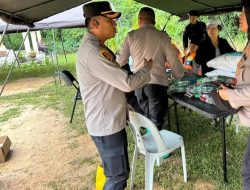 Polresta Barelang Gelar Bantuan Sosial Pasca Tanah Longsor di Tiban Koperasi