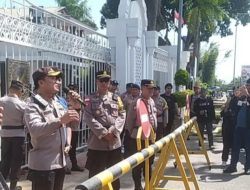 Polresta Barelang Gelar Pengamanan Orasi, Hiburan, dan Perayaan HUT FSPMI ke-26 di Alun-Alun Engku Putri