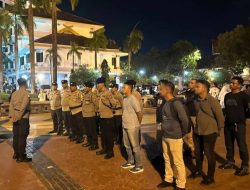 Libatkan 57 Pesonel Gabungan, Polresta Barelang Gelar Pengamanan Malam Puncak Jam Gadang Fest 2025 di Alun-Alun Engku Putri Kota Batam