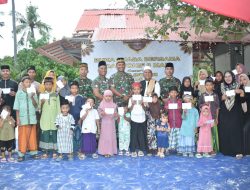 Gelar Safari Ramadhan, Danyonif 9 Marinir Gelar Buka Puasa Bersama Siswa Siswi PKBM (Pusat Kegiatan Belajar Masyarakat) dan Masyarakat Pulau Tegal