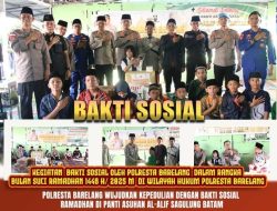 Raih Berkah Ramadhan, Kapolresta Barelang Gelar Bakti Sosial di Panti Asuhan Al-Alif Tembesi