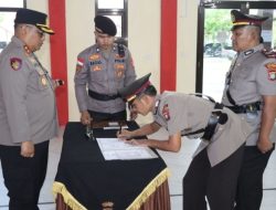 Kapolres Natuna Lantik Kapolsek Pulau Laut dan Serasan