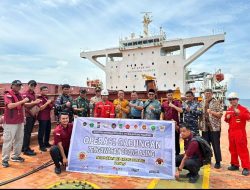 Tingkatkan Pengawasan di Perairan Perbatasan, TIMPORA Belakang Padang Gelar Operasi Gabungan di Pulau Nipah
