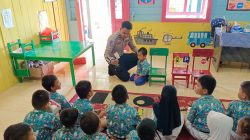 Satlantas Polres Lingga Tanamkan Kesadaran Tertib Berlalu Lintas Pada Anak Usia Dini