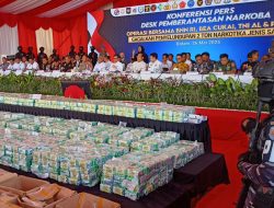 Lagi, Desk Pemberantasan Narkoba Berhasil Gagalkan Penyelundupan 2 Ton Sabu di Perairan Utara Tanjung Balai Karimun