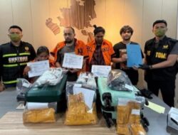 Bareskrim Bongkar Pengiriman 2 Kg Sabu di Batam, 3 Orang Ditangkap