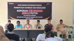 Entaskan Kemiskinan Ekstrim Warga Pulau Pemping, Kelurahan Pemping Gelar Musyarawarah Khusus Pembentukan Koperasi Merah Putih