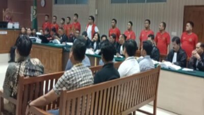 Sidang Kasus Penggelapan Narkotika : Rekaman Video Patahkan Semua Alibi Tersangka 10 Mantan Polisi di Batam