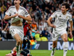 Real Madrid Tunda Pesta Juara Barcelona usai Menang Dramatis atas Mallorca