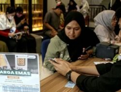 Harga Emas Antam Hari Ini Turun Rp13.000 Menjadi Rp1,910 Juta per Gram