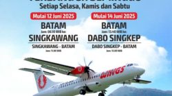 Wings Air Terbang Kembali ke Dabo Singkep, Harapan Baru untuk Ekonomi Lingga