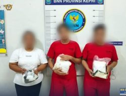 Bea Cukai dan BNNP Kepri Amankan Tiga WNA Pembawa Sabu di Bandara Tanjung Pinang