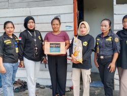 Gagak Hitam Bantu Korban Puting Beliung di Lingga, Warga Merasa Terbantu