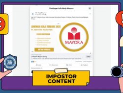 Hoaks, Pendaftaran Loker Mayora Group