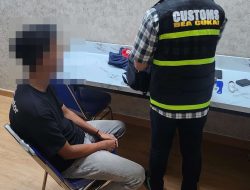 Bawa Sabu dari Batam ke Surabaya Lewat Bandara, OT Diamankan Bea Cukai Batam