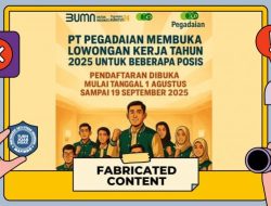 Hoaks, Tautan Pendaftaran Lowongan Kerja Pegadaian 2025