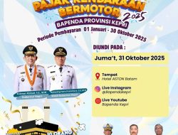 Gebyar Pajak Kendaraan Bermotor 2025 Kepri Hadiah Umroh