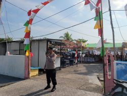 Demi Keamanan dan Kenyamanan, Polsek Belakang Padang Siagakan Personel di Acara Lomba Sampan Layar