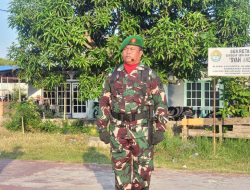 Dikenal Humanis dan Tegas, Sosok Serda Roni Sitorus Dipercaya Jadi Komandan Upacara Peringatan HUT ke-80 RI di Kecamatan Belakang Padang