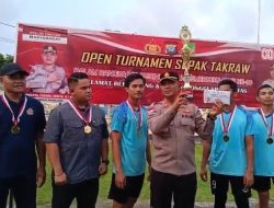 DITPAM Raih Juara Open Turnamen Sepak Takraw Polsek Belakang Padang, Meriahkan HUT ke-80 RI dengan Sportivitas