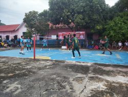 Polsek Belakang Padang Laksanakan Pengamanan Pertandingan Sepak Takraw dalam Rangka HUT ke-80 Kemerdekaan RI