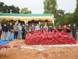 Barantin Kepri Musnahkan 4 Ton Bawang Merah yang Masuk Tanpa Prosedur Resmi