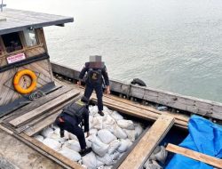 Bea Cukai Batam Gagalkan Penyelundupan 20 Ton Pasir Timah Asal Bangka Belitung
