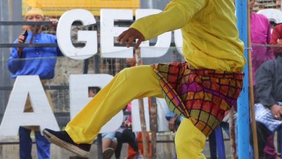 Lomba Gasing jadi Pembuka Penyengat Heritage Fest 2025