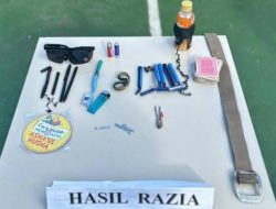 Tim Petugas Lapas Dabo Singkep di Lingga Gelar Sidak Blok Hunian Warga Binaan, Temukan Barang Dilarang Termasuk Kartu Remi