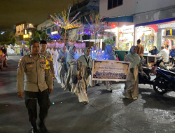 Personel Polsek Belakang Padang Amankan Kegiatan “Belakang Padang Bershalawat” dalam Rangka Memperingati Maulid Nabi Muhammad SAW 1447 H