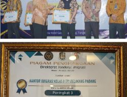 Kantor Imigrasi Belakang Padang Raih Peringkat 3 sebagai Kantor Imigrasi Teraktif Pelaporan DBI dan PIMPASA