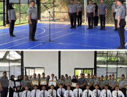 Apel Pagi Pegawai Kantor Imigrasi Kelas II TPI Belakang Padang sekaligus Pemberian Penghargaan Pegawai Teladan, Petugas Pelayanan Publik Terbaik serta Peringkat 3 Kantor Imigrasi Teraktif dalam Pelaporan Harian DBI dan PIMPASA