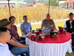 Polres Lingga Dorong Ketahanan Pangan Lewat Panen Raya Jagung