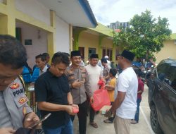 Polsek Lubuk Baja Gelar Kegiatan Bakti Sosial Jumat Berkah Di Masjid Nurul Huda