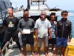 Diduga Selundupkan Pasir Timah, 4 Warga Tanjung Pinang Dibekuk Aparat Malaysia