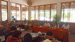 Ngopi Bareng Insan Pers, Amsakar – Li Claudia Ajak Media Kawal Pembangunan Batam