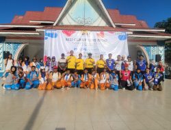 Polsek Belakang Padang Dukung Aksi Cleanup Kepri-Batam, Gaungkan Semangat Indonesia Bersih 2029
