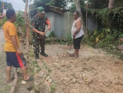 Babinsa Koptu Dedi Nainggolan Ajak Warga Kampung Baru Belakang Padang Perkuat Kebersamaan Lewat Komsos