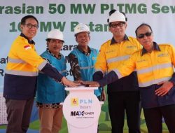 PLN Batam dan Maxpower Resmikan Pengoperasian 50 MW PLTMG Pertama