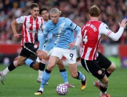Manchester City Bungkam Brentford 1-0 Berkat Gol Tunggal Erling Haaland