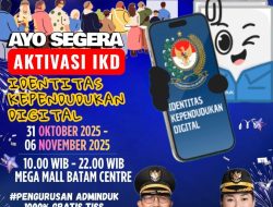 Baru ! Disduk Batam Buka Aktivasi Identitas Kependudukan Digital di Mega Mall