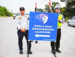 Sosialisasikan Lajur Kiri untuk Pengguna Sepeda Motor Roda Dua, Dishub Batam dan Satlantas Barelang Ajak Pengendara Motor Lebih Tertib