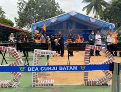 Bea Cukai Batam musnahkan 136 Ton Barang Ilegal